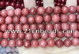 CCN5807 15 inches 10mm faceted round candy jade beads