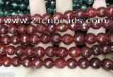 CCN5813 15 inches 10mm faceted round candy jade beads