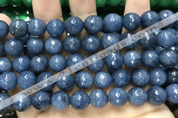 CCN5815 15 inches 10mm faceted round candy jade beads