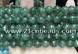 CCN5825 15 inches 10mm faceted round candy jade beads