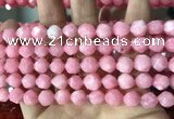 CCN5842 15 inches 8mm faceted nuggets candy jade beads Wholesale