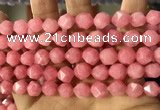 CCN5843 15 inches 8mm faceted nuggets candy jade beads Wholesale