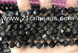 CCN5847 15 inches 8mm faceted nuggets candy jade beads Wholesale