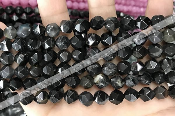 CCN5847 15 inches 8mm faceted nuggets candy jade beads Wholesale