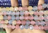 CCN5850 15 inches 8mm faceted nuggets candy jade beads Wholesale