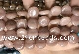 CCN5865 15 inches 15mm flat round candy jade beads Wholesale