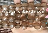 CCN5867 15 inches 15mm flat round candy jade beads Wholesale