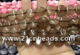 CCN5868 15 inches 15mm flat round candy jade beads Wholesale