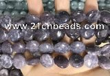 CCN5872 15 inches 15mm flat round candy jade beads Wholesale