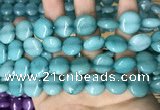 CCN5894 15 inches 15mm flat round candy jade beads Wholesale