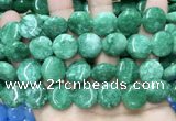 CCN5907 15 inches 15mm flat round candy jade beads Wholesale