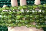 CCN5926 15 inches 12*12mm heart candy jade beads Wholesale