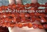 CCN5935 15 inches 12*12mm heart candy jade beads Wholesale