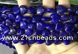 CCN5938 15 inches 12*12mm heart candy jade beads Wholesale