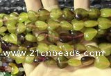 CCN5941 15 inches 12*12mm heart candy jade beads Wholesale