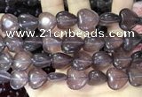 CCN5948 15 inches 14*14mm heart candy jade beads Wholesale