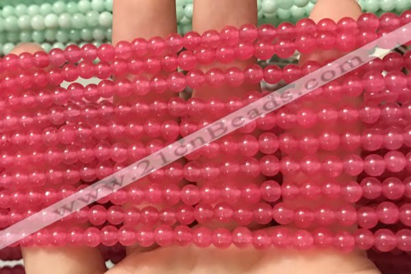 CCN6007 15.5 inches 4mm round candy jade beads Wholesale