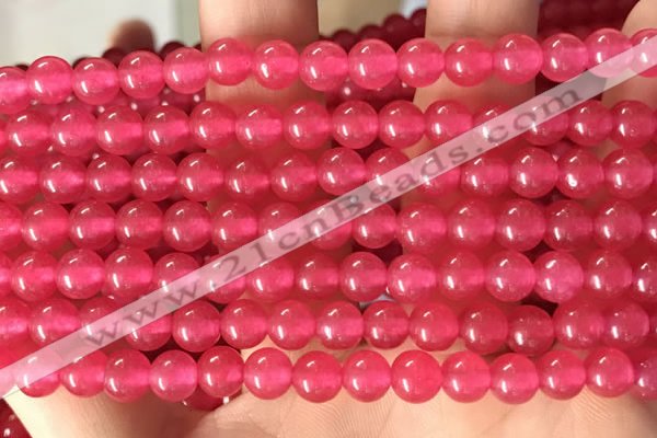 CCN6056 15.5 inches 6mm round candy jade beads Wholesale