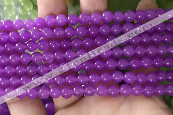 CCN6064 15.5 inches 6mm round candy jade beads Wholesale