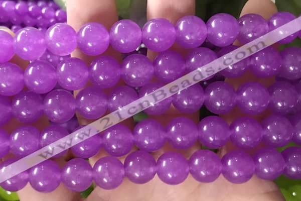 CCN6065 15.5 inches 8mm round candy jade beads Wholesale