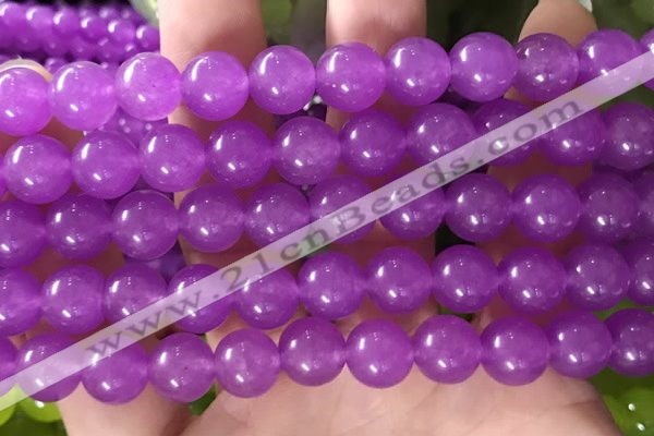 CCN6066 15.5 inches 10mm round candy jade beads Wholesale