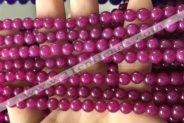 CCN6072 15.5 inches 6mm round candy jade beads Wholesale