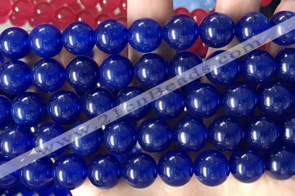 CCN6099 15.5 inches 12mm round candy jade beads Wholesale