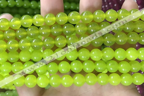 CCN6101 15.5 inches 6mm round candy jade beads Wholesale