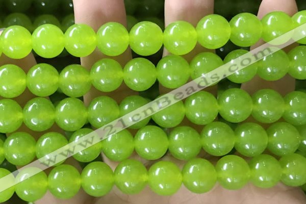 CCN6103 15.5 inches 10mm round candy jade beads Wholesale