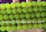 CCN6104 15.5 inches 12mm round candy jade beads Wholesale