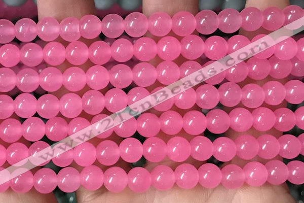 CCN6153 15.5 inches 6mm round candy jade beads Wholesale