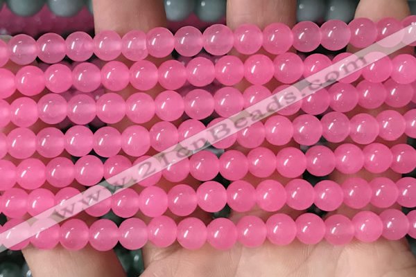 CCN6154 15.5 inches 8mm round candy jade beads Wholesale