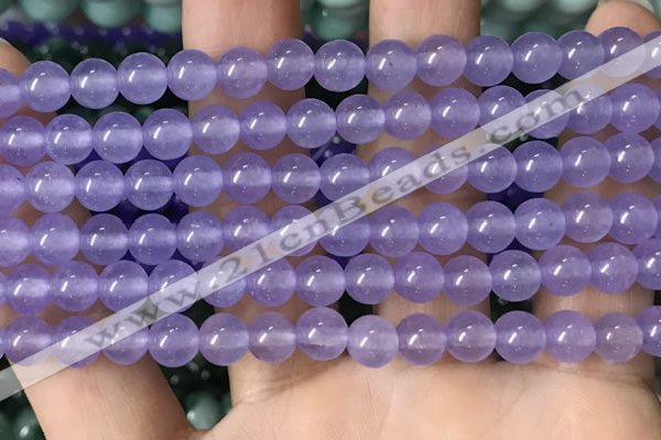 CCN6157 15.5 inches 6mm round candy jade beads Wholesale