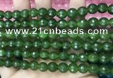 CCN6302 15.5 inches 8mm faceted round candy jade beads Wholesale