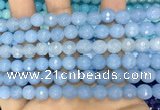 CCN6312 15.5 inches 8mm faceted round candy jade beads Wholesale