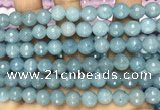 CCN6315 15.5 inches 8mm faceted round candy jade beads Wholesale