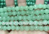 CCN6330 15.5 inches 8mm faceted round candy jade beads Wholesale