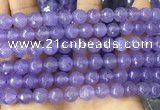 CCN6355 6mm, 8mm, 10mm, 12mm & 14mm faceted round candy jade beads