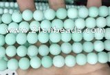 CCN6360 15.5 inches 6mm, 8mm, 10mm & 12mm round matte candy jade beads