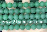 CCN6364 15.5 inches 6mm, 8mm, 10mm & 12mm round matte candy jade beads