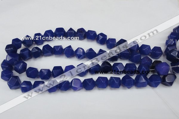 CCN669 15.5 inches 15*15mm faceted nuggets candy jade beads