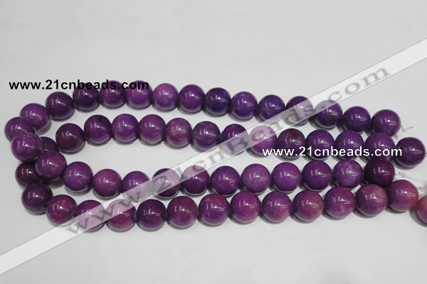 CCN69 15.5 inches 14mm round candy jade beads wholesale