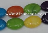 CCN725 15.5 inches 13*18mm oval candy jade beads wholesale