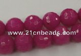 CCN754 15.5 inches 4mm faceted round candy jade beads wholesale