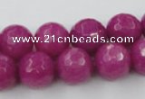 CCN755 15.5 inches 4mm faceted round candy jade beads wholesale