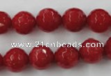 CCN756 15.5 inches 4mm faceted round candy jade beads wholesale