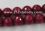 CCN757 15.5 inches 4mm faceted round candy jade beads wholesale