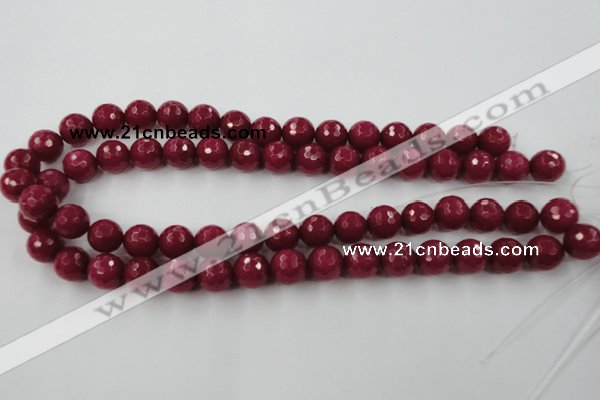 CCN757 15.5 inches 4mm faceted round candy jade beads wholesale