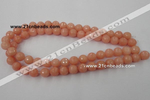 CCN758 15.5 inches 4mm faceted round candy jade beads wholesale