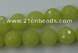 CCN760 15.5 inches 4mm faceted round candy jade beads wholesale